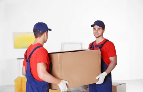 Moving team handling a home removal in Bermondsey