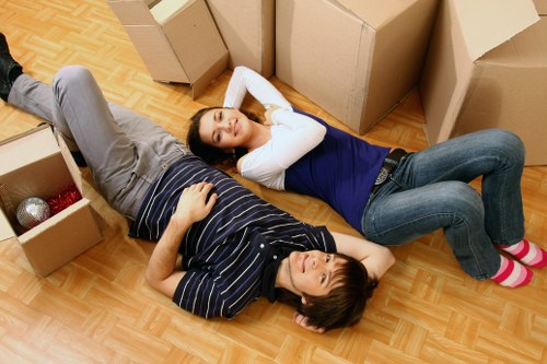 Team coordinating an office relocation in Bermondsey with careful logistics