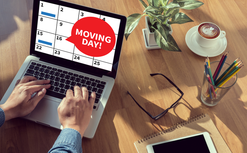 Moving boxes from a modern Bermondsey apartment with volume-based pricing